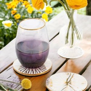 CURATEUR BOX x Anna New York Amethyst Ombre Wine Glasses
